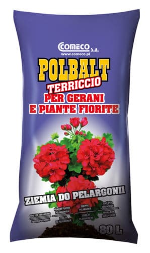 Polbalt substrate for pelargonium